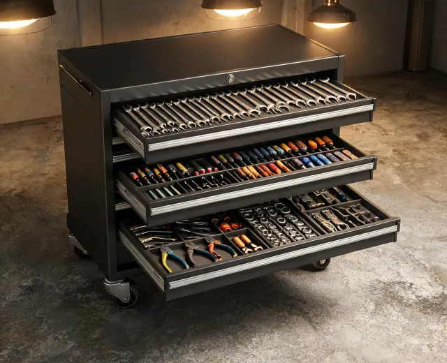 Rolling tool storage