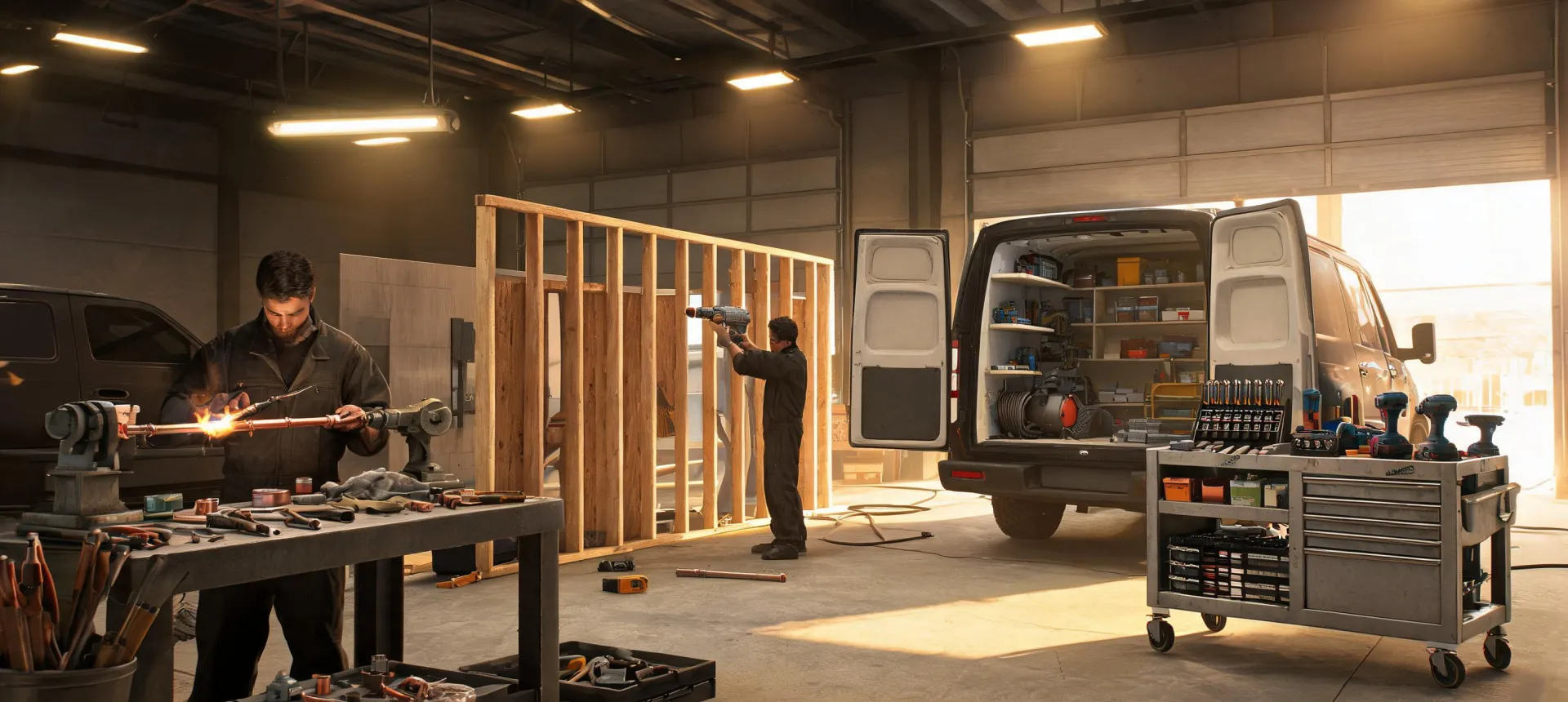 Ridgid tools across jobsite industries