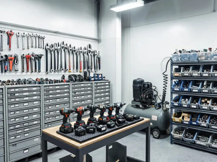 Mechanical contractor tool room