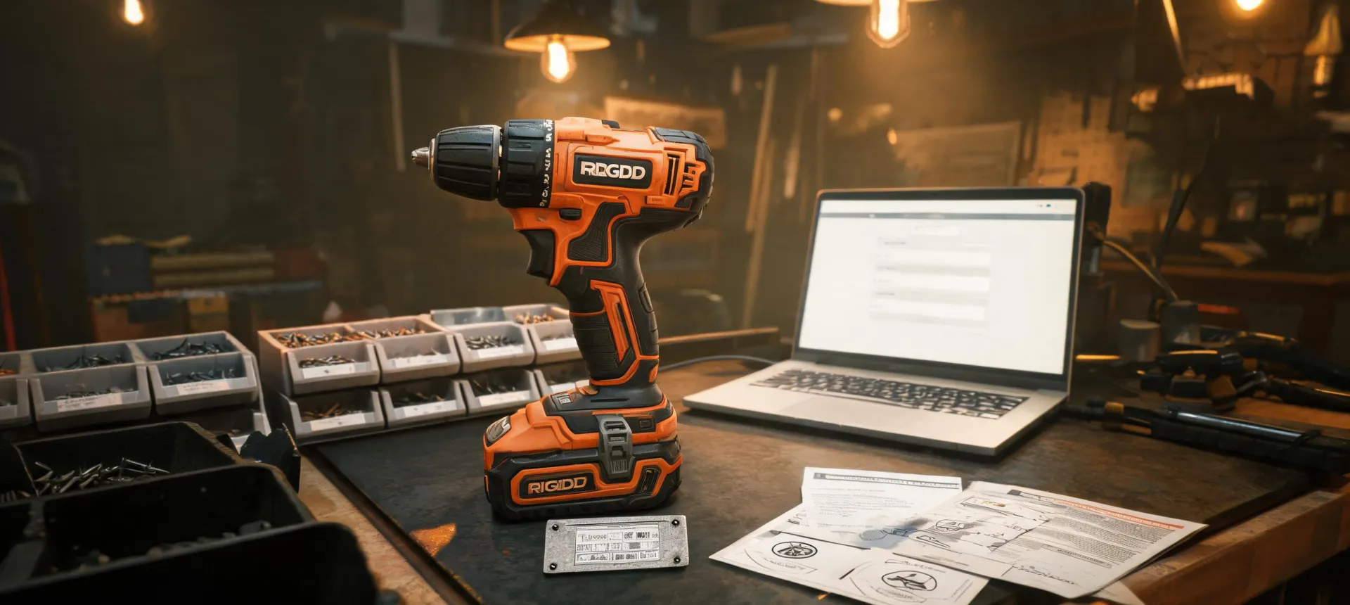 Ridgid manuals and registration workbench